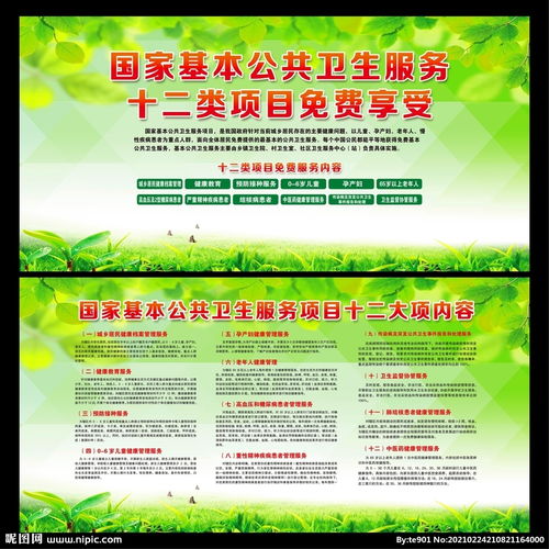 守護(hù)全民健康，助力兒童成長 國家基本公共衛(wèi)生服務(wù)與招生輔助服務(wù)展板圖解